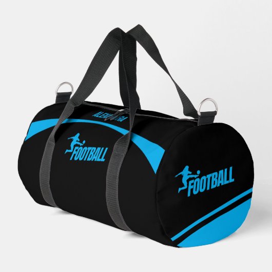 Football Speler, Team, Verjaardag Gift Duffle Bag Plunjezak (Linkerhoek)