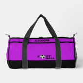 Football Speler, Team, Verjaardag Gift Duffle Bag Plunjezak (Voorkant)