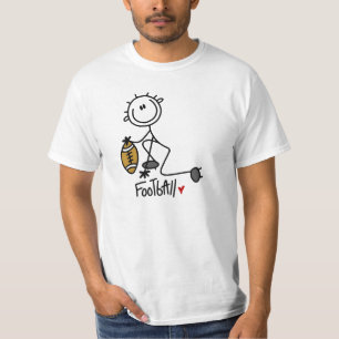 Football speler Value T-shirt uitsteken