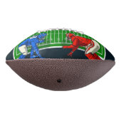 Football spelers op veld (Gedraaid 270)