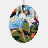 Football spelers versieren keramisch ornament (Rechts)