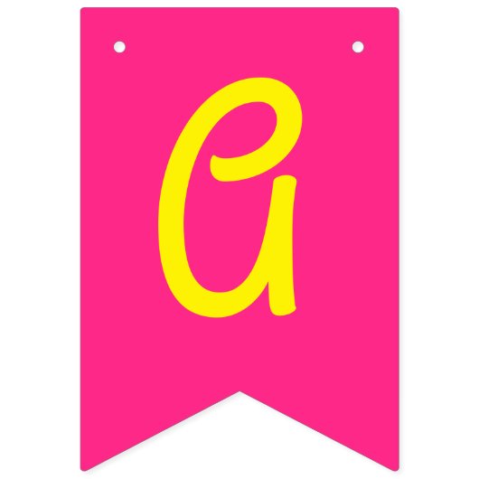 Football sport Birthday Party roze Vlaggetjes (Derde vlag)