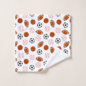 Football Sport Motif (Gant de toilette)