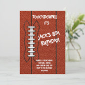 Football Sports Anniversaire Fête Invitation (Debout devant)