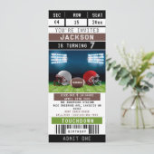 Football Sports Billets Anniversaire Invitation (Debout devant)