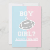 Football Sports Sexe Révéler les invitations (Dos)