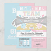 Football Sports Sexe Révéler les invitations (Devant / Derrière)