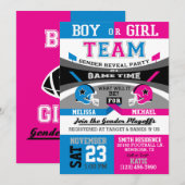 Football Sports Sexe Révéler les invitations (Devant / Derrière)