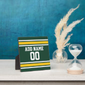 Football sportteam Jersey - Aangepaste naam Fotoplaat (Insitu)