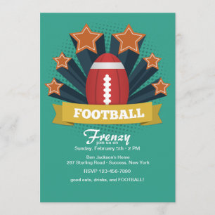 Football Stars Uitnodiging