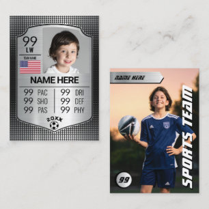 Football Statistiques Bouclier Carte Soccer Cartes
