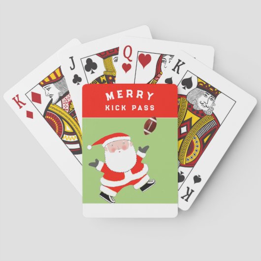 Football Stocking Stuffers Pokerkaarten (Achterkant)