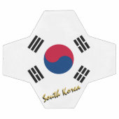Football sud-coréen & drapeau coréen / Sport (Plat)