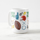 Football Sunday Morning Mug Game Day Touchdown Mug (Devant gauche)