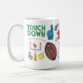 Football Sunday Morning Mug Game Day Touchdown Mug (Gauche)