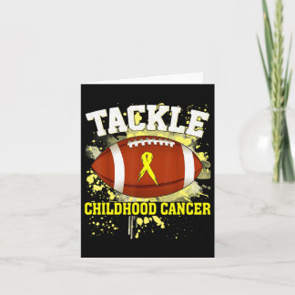 Football Tackle Childhood Cancer Awareness Rug  Kaart