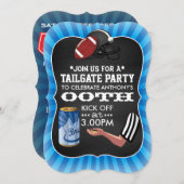 Football Tailgate Birthday Party Kaart (Voorkant / Achterkant)