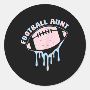 Football Tante Iemands Luide Mond Football Tante Ronde Sticker