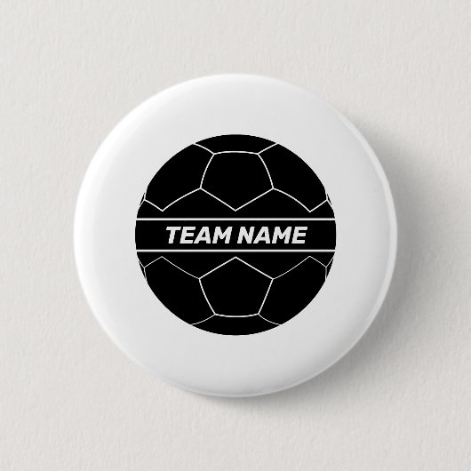 Football team ronde button 5,7 cm (Voorkant)