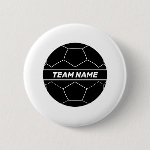 Football team ronde button 5,7 cm