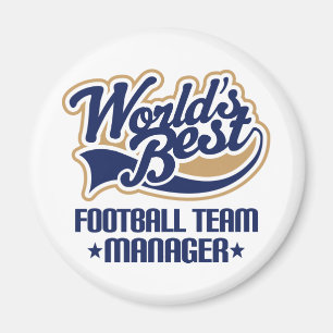 Football Teammanager Gift Magneet