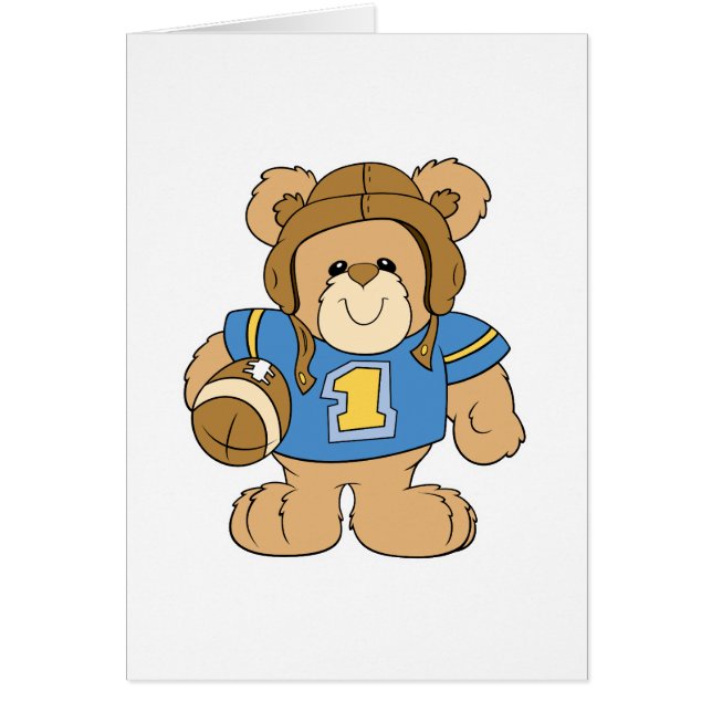 Football Teddy Bear Design (Devant)