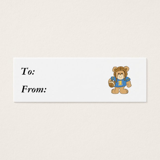 Football Teddy Bear Design (Devant)
