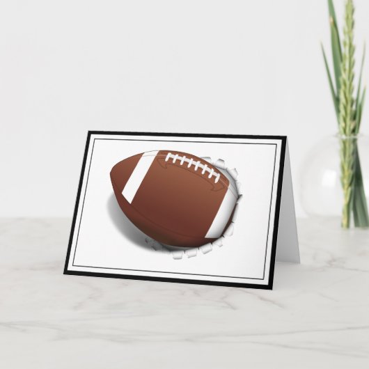 Football testen kaart (Voorkant)