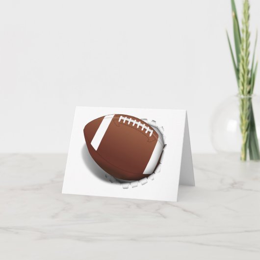 Football testen kaart (Voorkant)