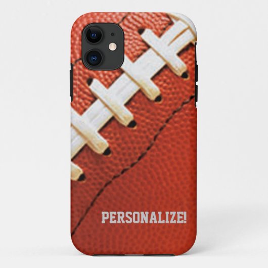 Football Texture Personalized iPhone5 hoesje (Achterkant)