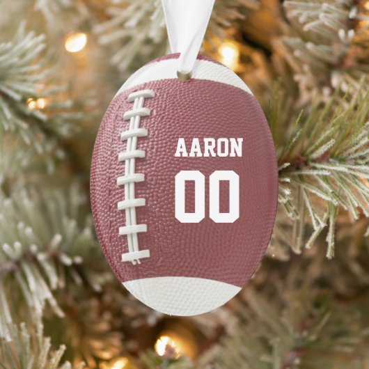 Football textuur kijken ornament (Boom)