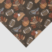 Football Thanksgiving  Tissuepapier (Detail)