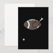 Football Thanksgiving Turkije Kaart (Voorkant / Achterkant)