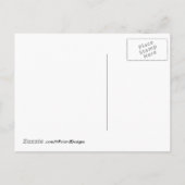 Football Them Party Invitation Carte postale modif (Dos)