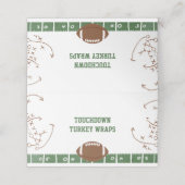 Football Thema Feestvoet Tent (Buitenkant ongevouwen)