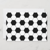 Football Thème Anniversaire Invitation (Dos)