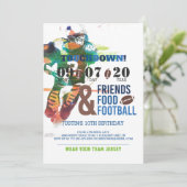 Football Thème Anniversaire Invitation (Debout devant)