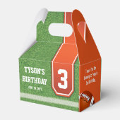 Football Theme Birthday Favor Boxes Bedankdoosjes (Achterkant)