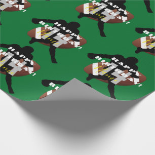 FOOTBALL Theme Gift Wrap HAMbyWG Cadeaupapier