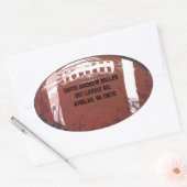 Football Thème Invitation Retour Adresse Sticker (Enveloppe)