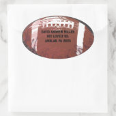 Football Thème Invitation Retour Adresse Sticker (Sac)