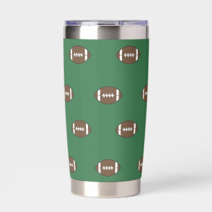 Football thermische trommel geïsoleerde drinkbeker