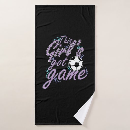 Football This Girl's Got Game (Serviette de bain)