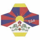 Football Tibet & Drapeau Tibétain / Sport (Plat)