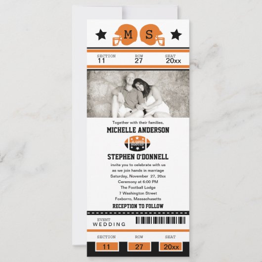 Football Ticket Weddenschap Kaart (Voorkant)