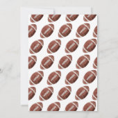 Football Tijd Capsule Note Bericht Kaart (Achterkant)