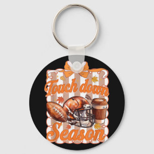 Football Touchdown Season, Herfst Football Coquett Sleutelhanger