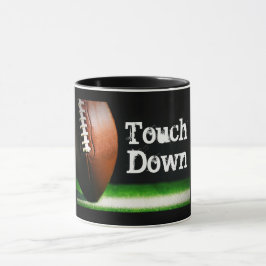 Football Touchdown Typografie Mok