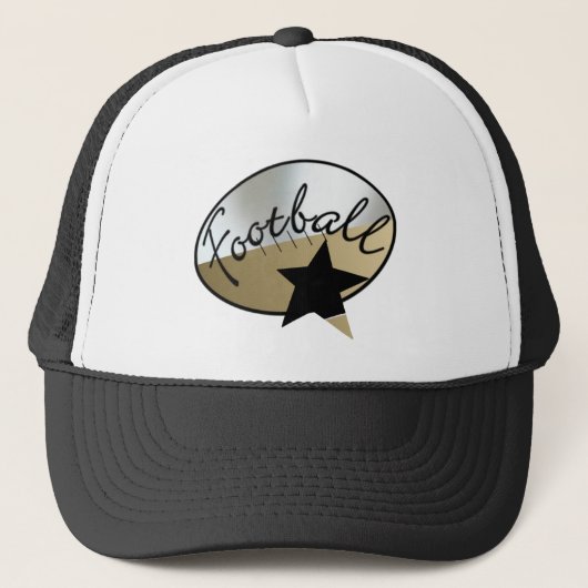 Football Trucker Hat Trucker Pet (Voorkant)