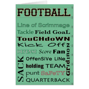 FOOTBALL typografie